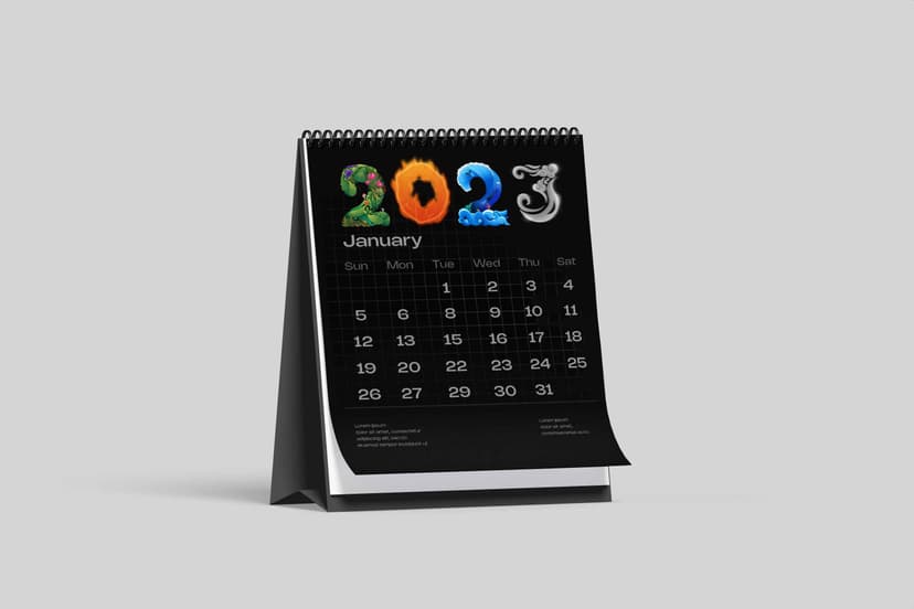 Calendar Mockup